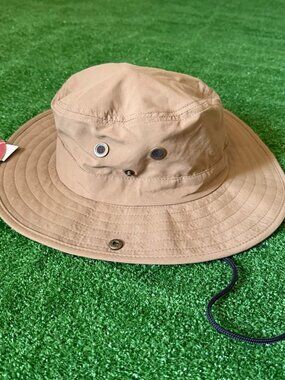 Infinity Headwear Ripstop Brown Boonie Hiking Fishing Hat UPF 50 Size S/M NWT